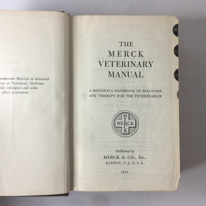 The Merck Veterinary Manual - Author Unknown - 1955