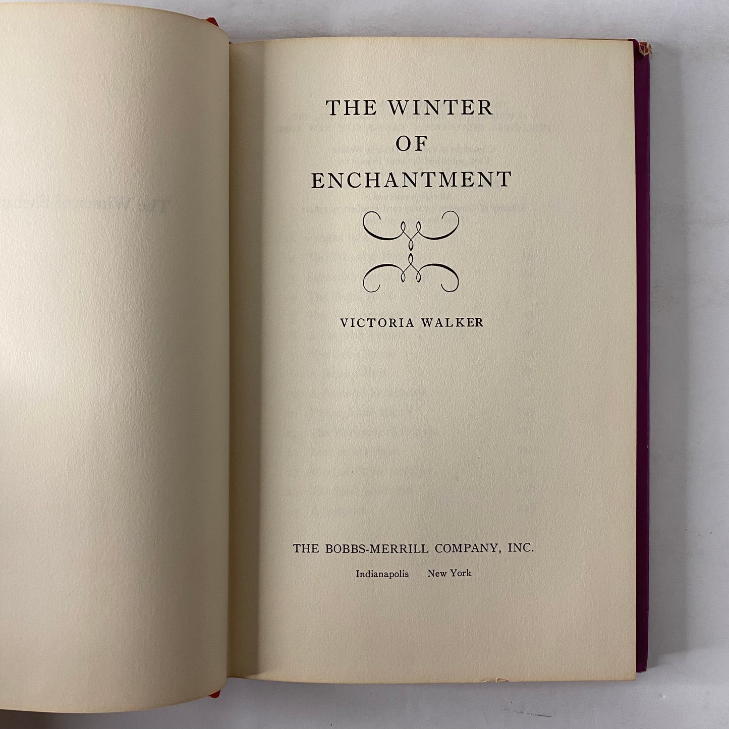 The Winter of Enchantment - Victoria Walker - 1st American Edition - 1969