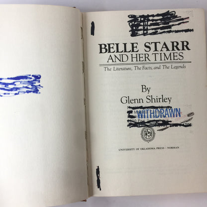 Belle Starr and Her Times - Glenn Shirley - 1982