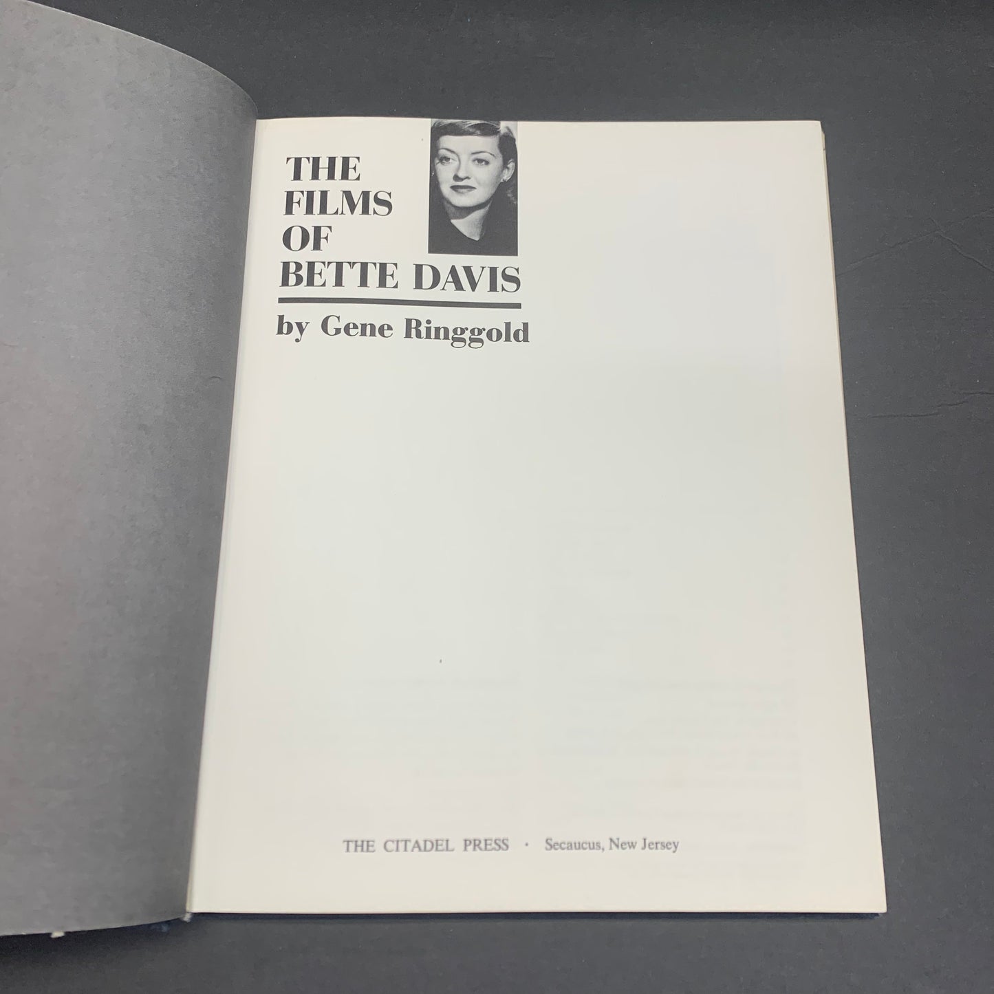 The Films of Bette Davis - Gene Ringgold - 1966