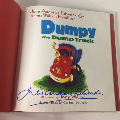 Dumpy the Dump Truck - Julie Andrews Edwards - Signed - 1st Edition - 2000