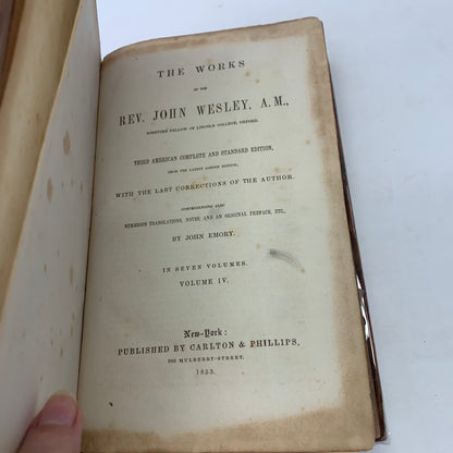 The Works of the Rev. John Wesley, A. M. - John Emory - 1853