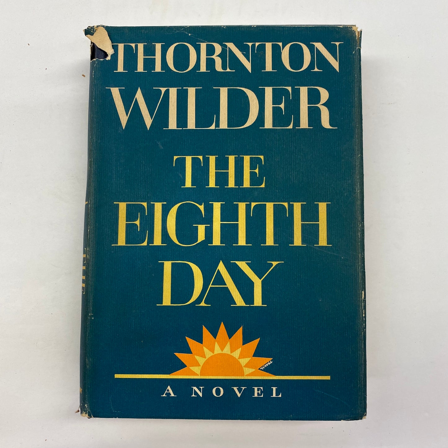 The Eighth Day - Thornton Wilder - 1st Edition - Wide Margin - 1967