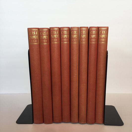 The Memoirs of Jacques Casa Nova de Seingalt - Translated by Arthur Machen - 8 Volumes - 1940