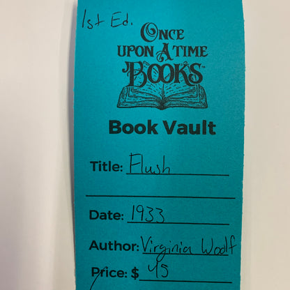 Flush - Virginia Woolf - 1st Edition - 1933
