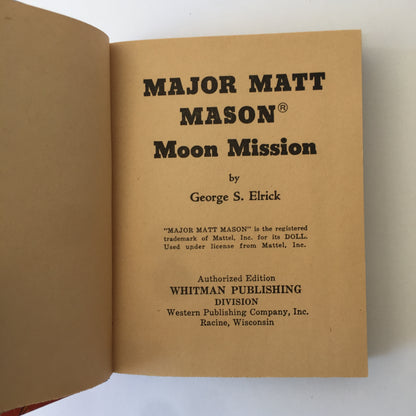 Major Matt Mason Moon Mission - George S. Elrick- Whitman - 1968