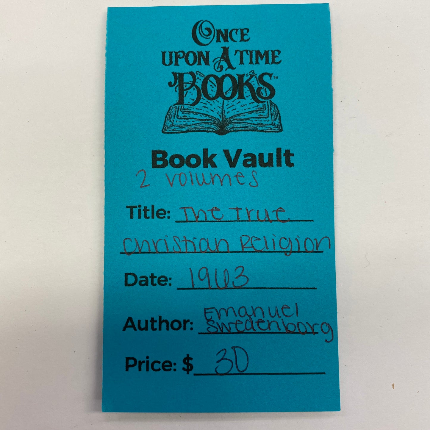 The True Christian Religion - Emanuel Swedenborg - 2 Volumes - 1963