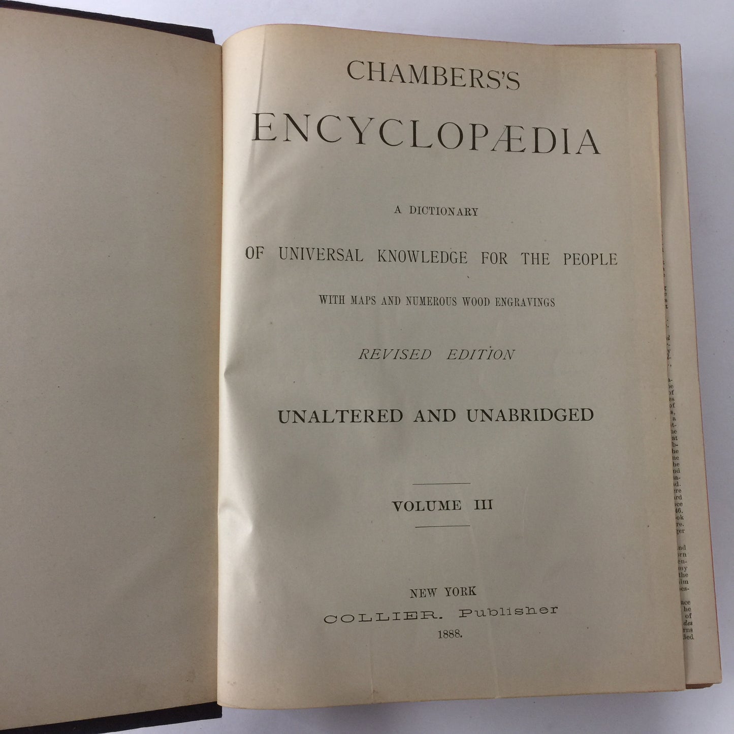 Chambers Encyclopedia - Various - Vol. 3 - 1888