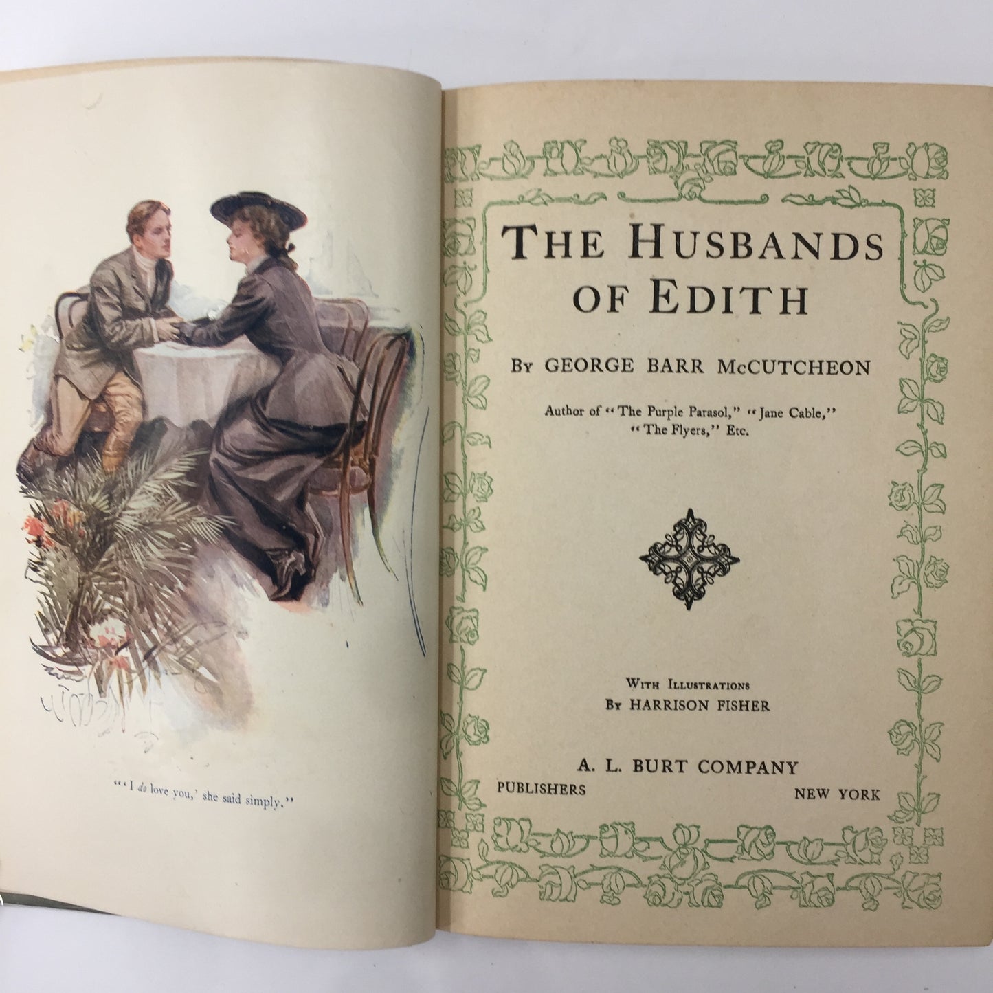 The Husbands of Edith - George Barr McCutcheon - Illustrated by Harrison Fisher - 1908
