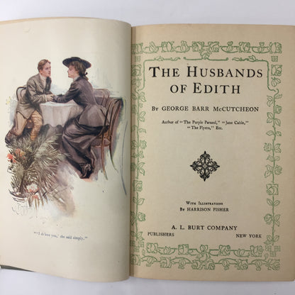 The Husbands of Edith - George Barr McCutcheon - Illustrated by Harrison Fisher - 1908