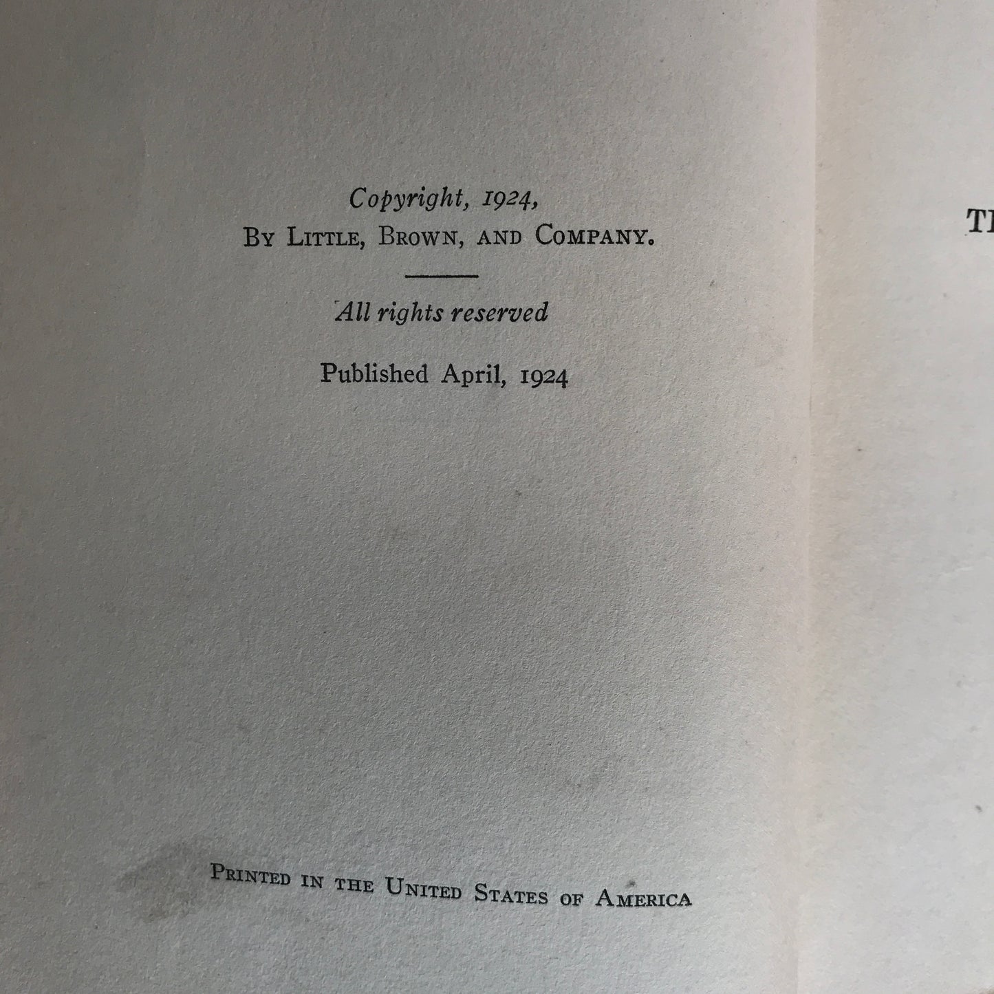 The Wrath to Come - E. Phillips Oppenheim - 1st American Edition - 1924