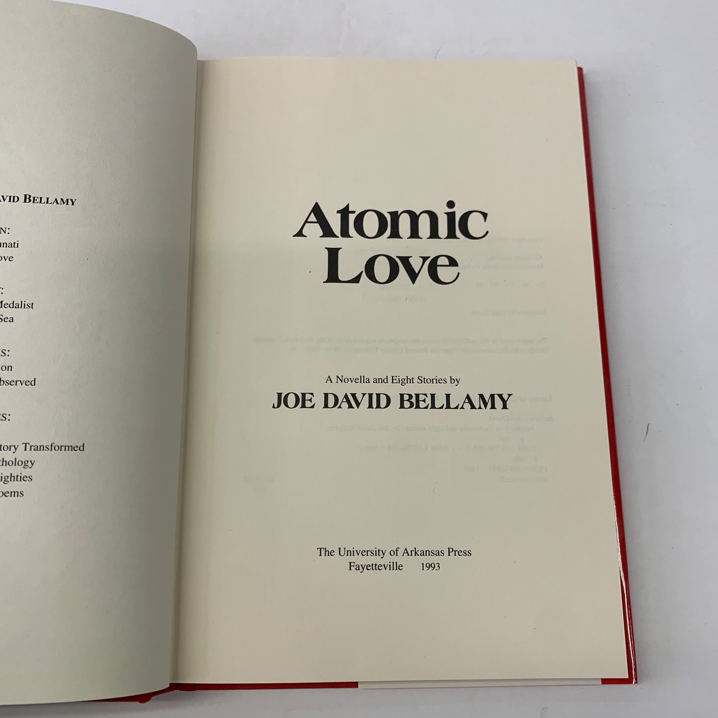 Atomic Love - Joe D. Bellamy - 1993