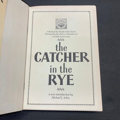 The Catcher in The Rye - J. D. Salinger - 1986