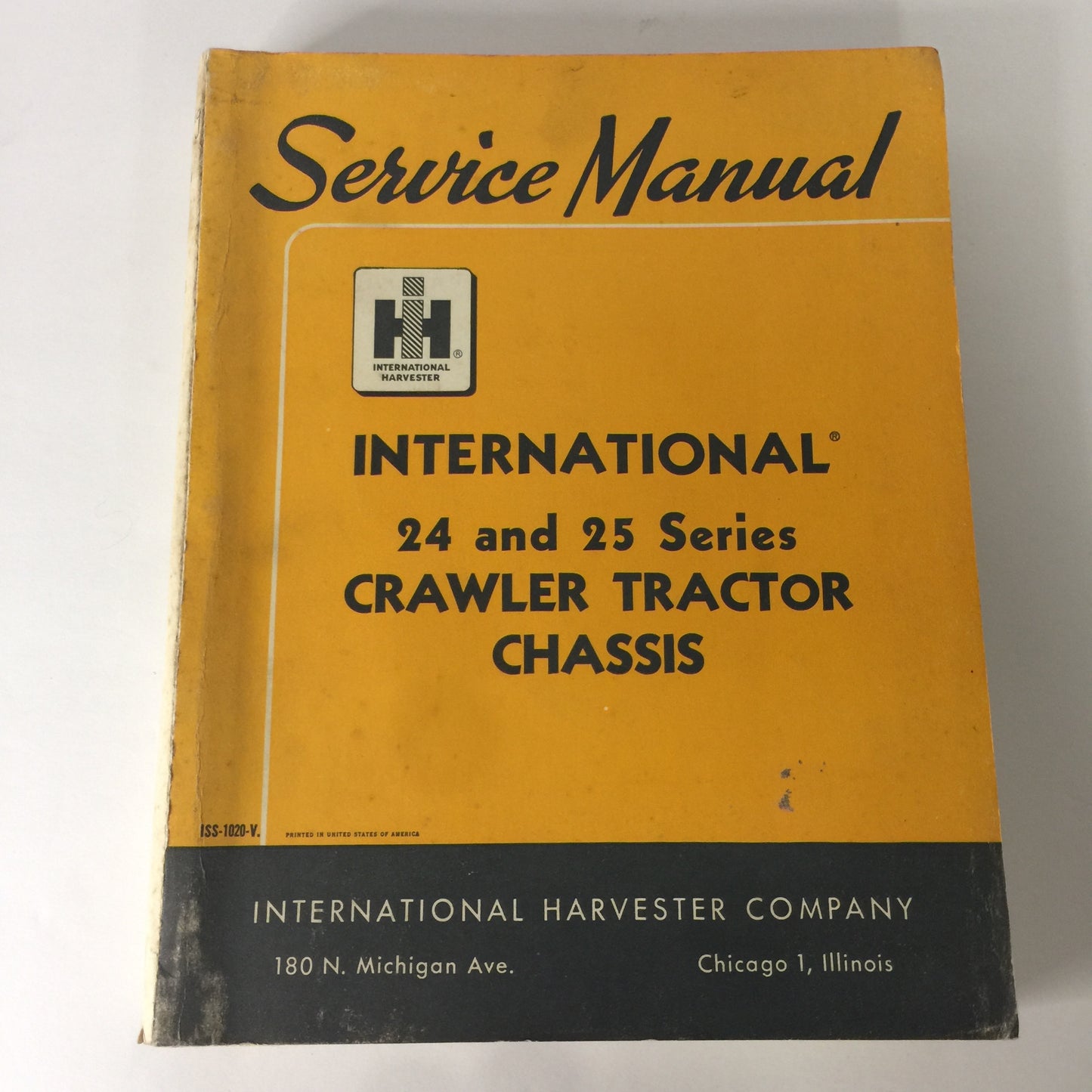 International Harvester Company Service Manual - Crawler Tractor Chassis - 1961