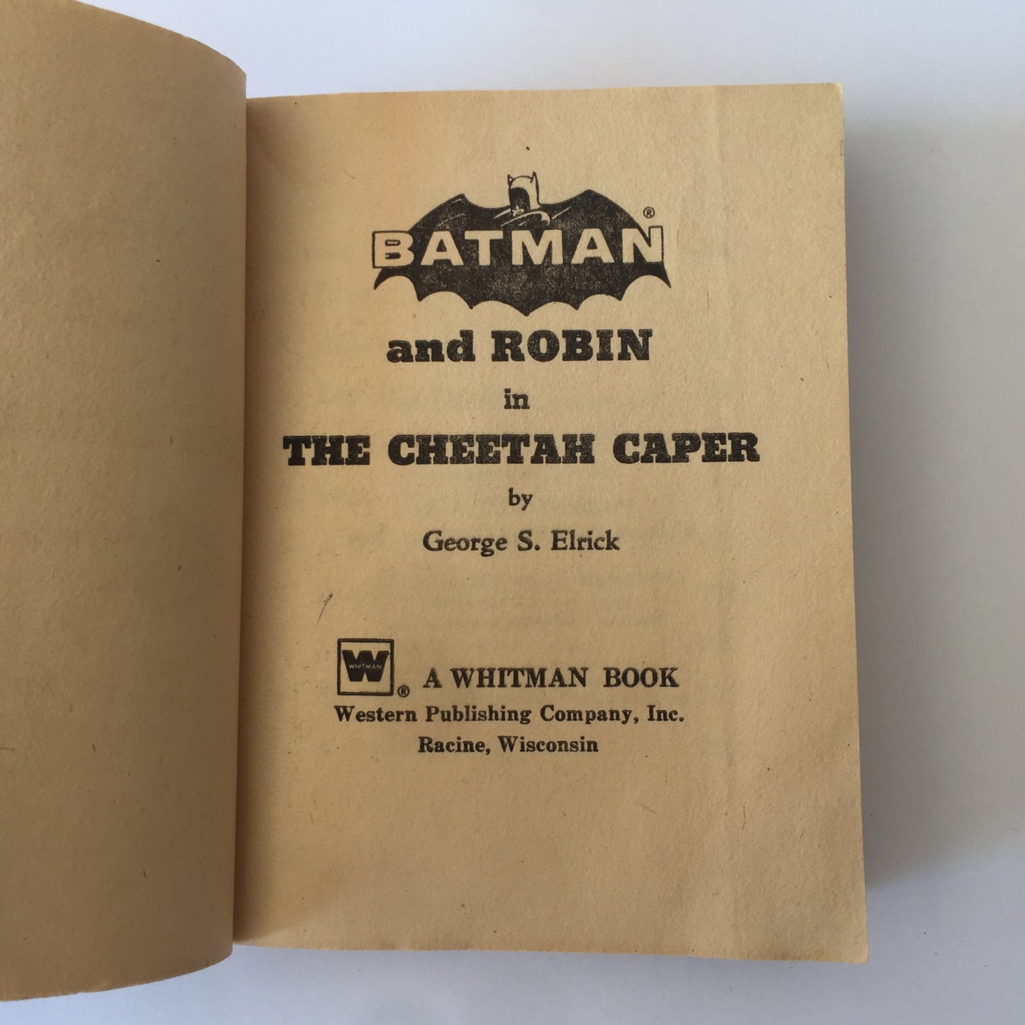 Batman The Cheetah Caper - George S. Elrick