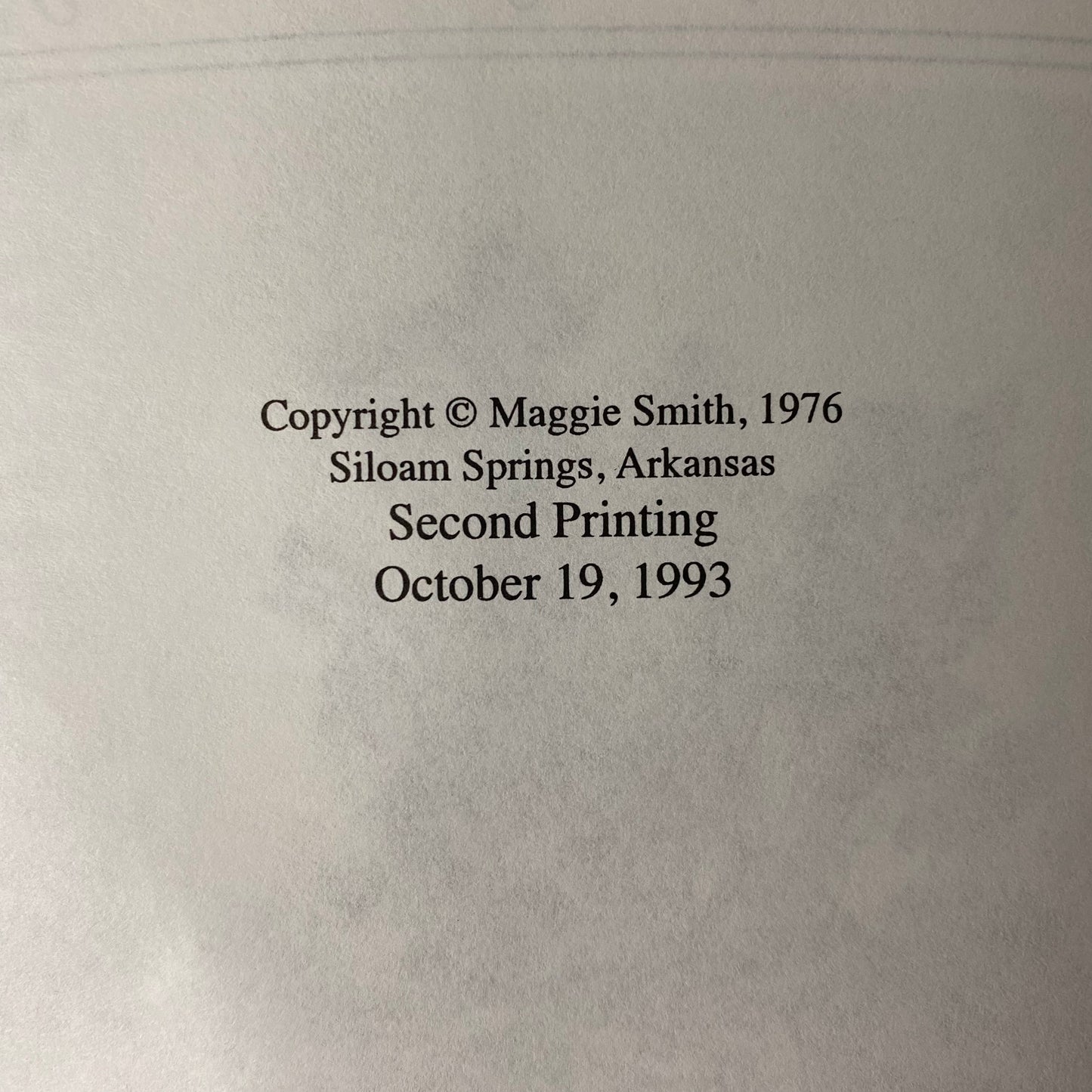 HICO: A Heritage Siloam Springs History - Maggie Aldridge Smith - Volume 1 - 1976