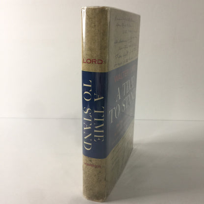 A Time to Stand - Walter Lord - 1st Edition - 1961