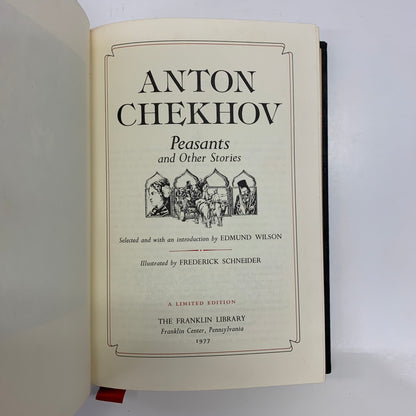 Peasants and Other Stories - Anton Chekhov - Franklin Library - 1977