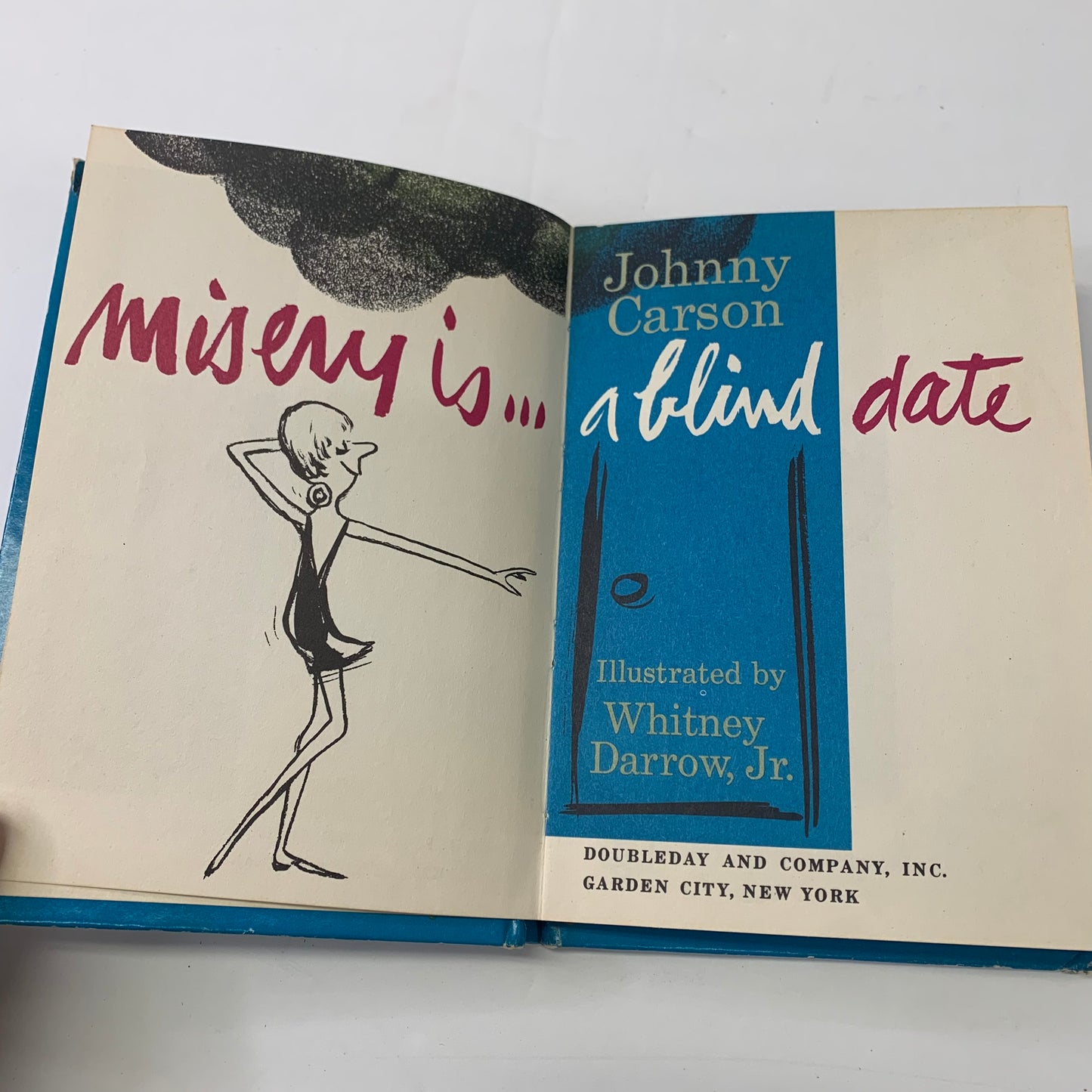 Misery is a Blind Date - Johnny Carson - 1st Edition - 1967