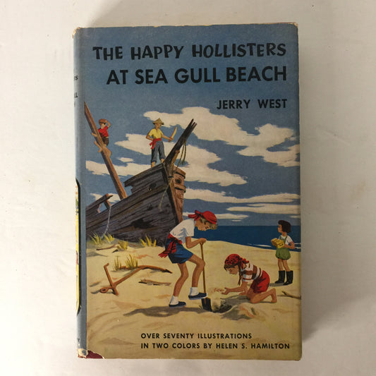 The Happy Hollisters at Sea Gull Beach - Jerry West - Early Reprint - 1953