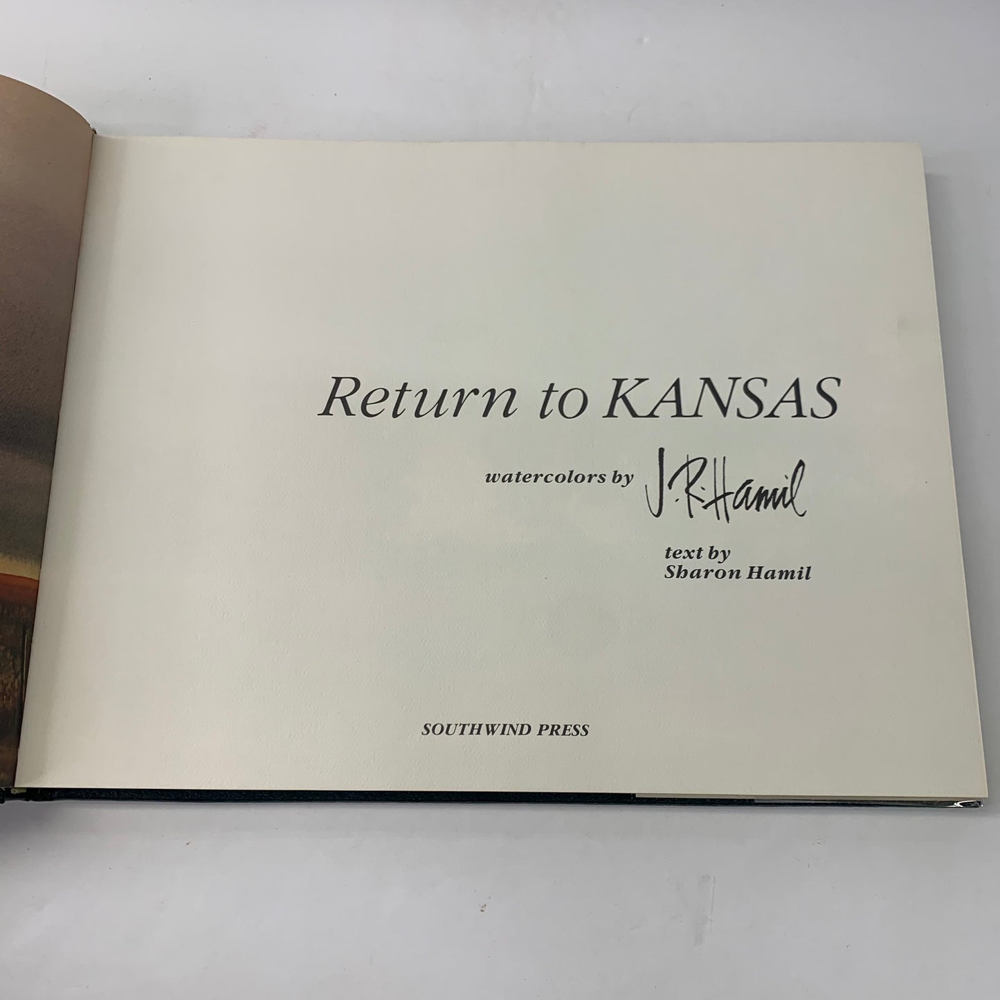 Return to Kansas - Sharon Hamill - Signed 2x - 1984