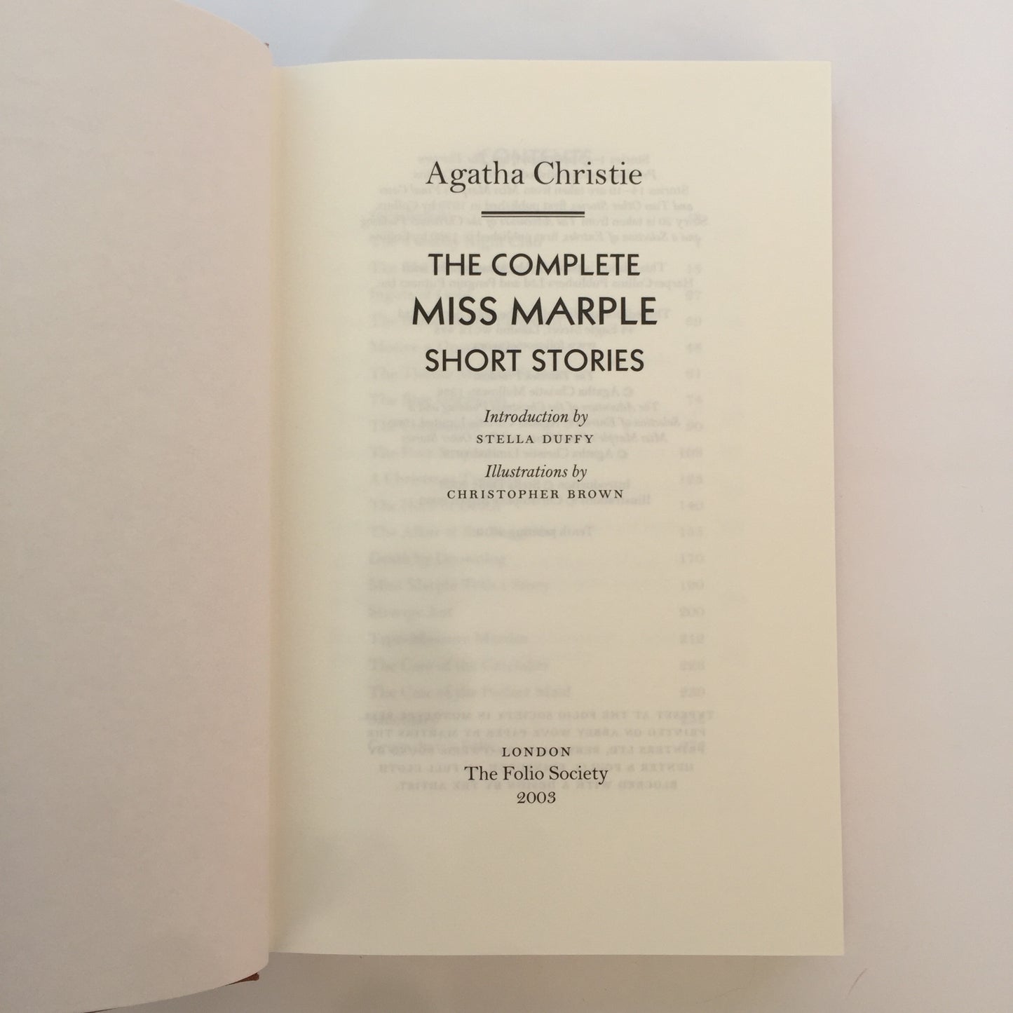 The Complete Miss Marple Short Stories - Agatha Christie - 10th Print  - Folio Society - 2010