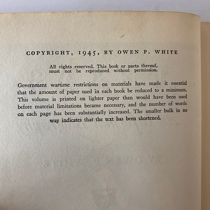 Texas: An Informal Biography - Owen P. White - 1945