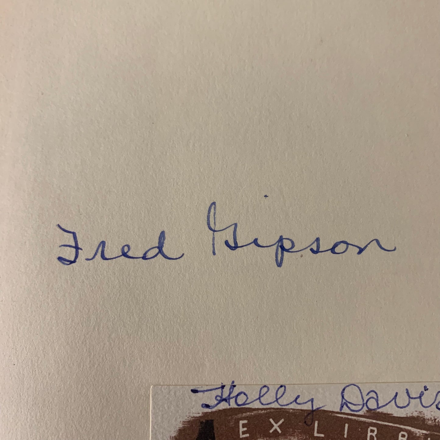 The Home Place - Fred Gipson - 1st Edition - Signed - 1950