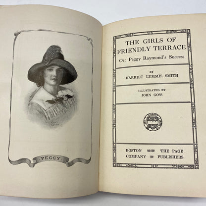 The Girls of Friendly Terrace - Harriet Lummis Smith - 1st Edition - 1917