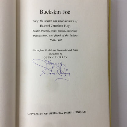 Buckskin Joe - Glenn Shirley - Signed