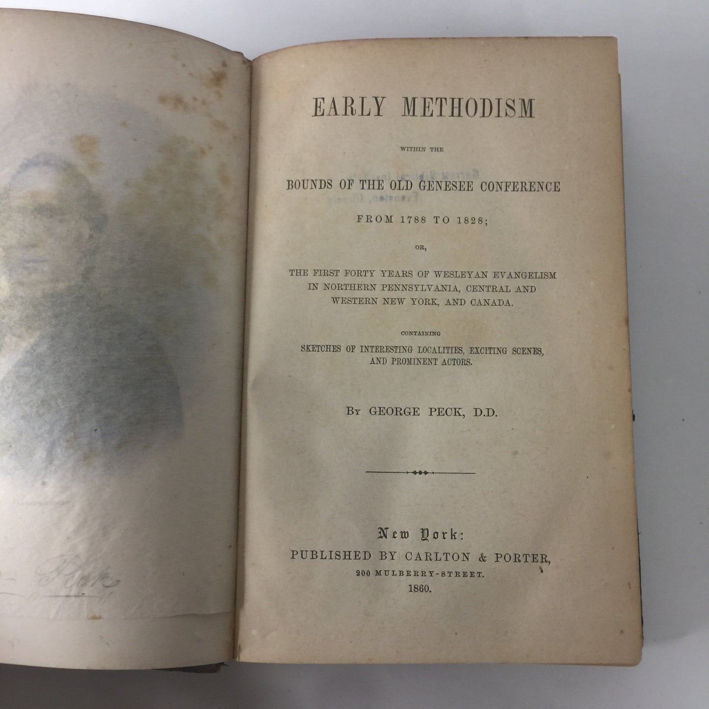 Early Methodism - George Peck - 1st Edition - 1860