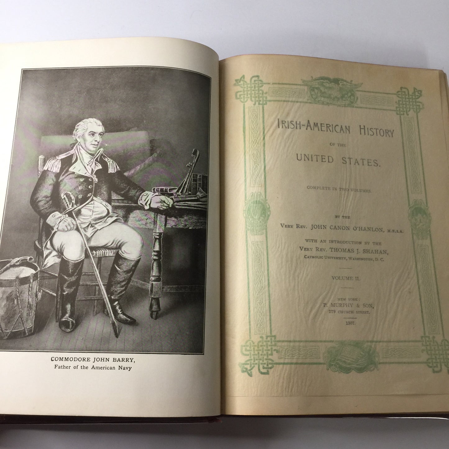 Irish American History of the United States - John O’Hanlon - Vol. 2 Only - 1907