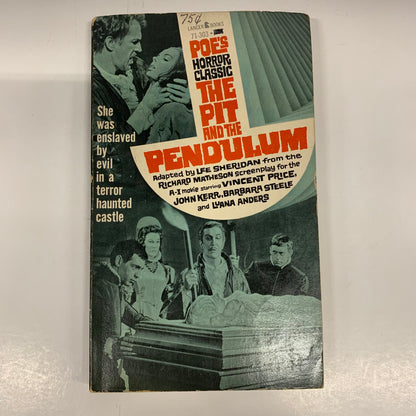 The Pit and the Pendulum - Edgar Allan Poe - Movie Tie In - 1961