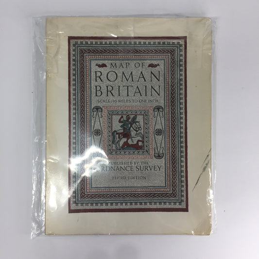 Map of Roman Britain - Ordnance Survey - 1956