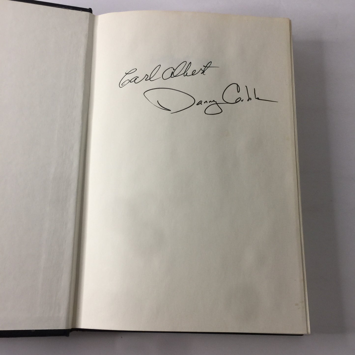 Little Giant - Carl Albert and Danney Goble - 2 Signatures - 1990