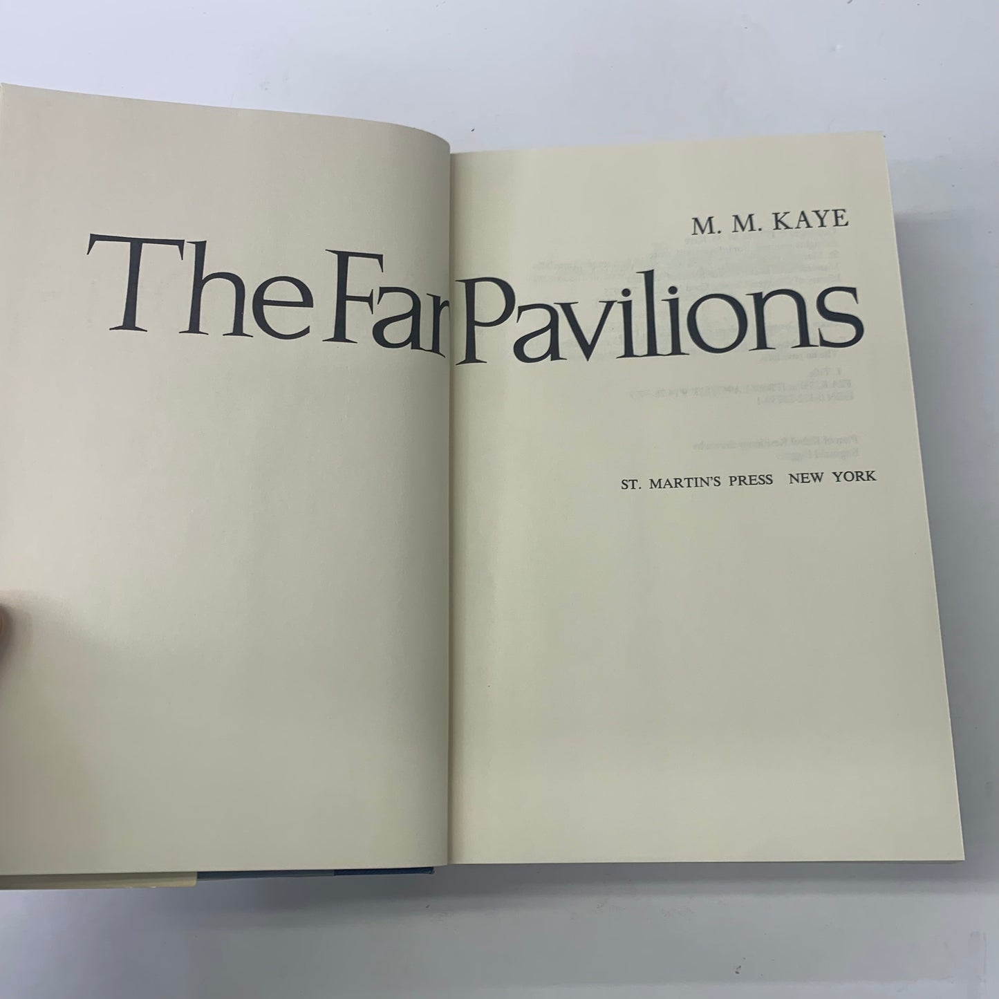 The Far Pavilions - M. M. Kaye - Early Print - 1978