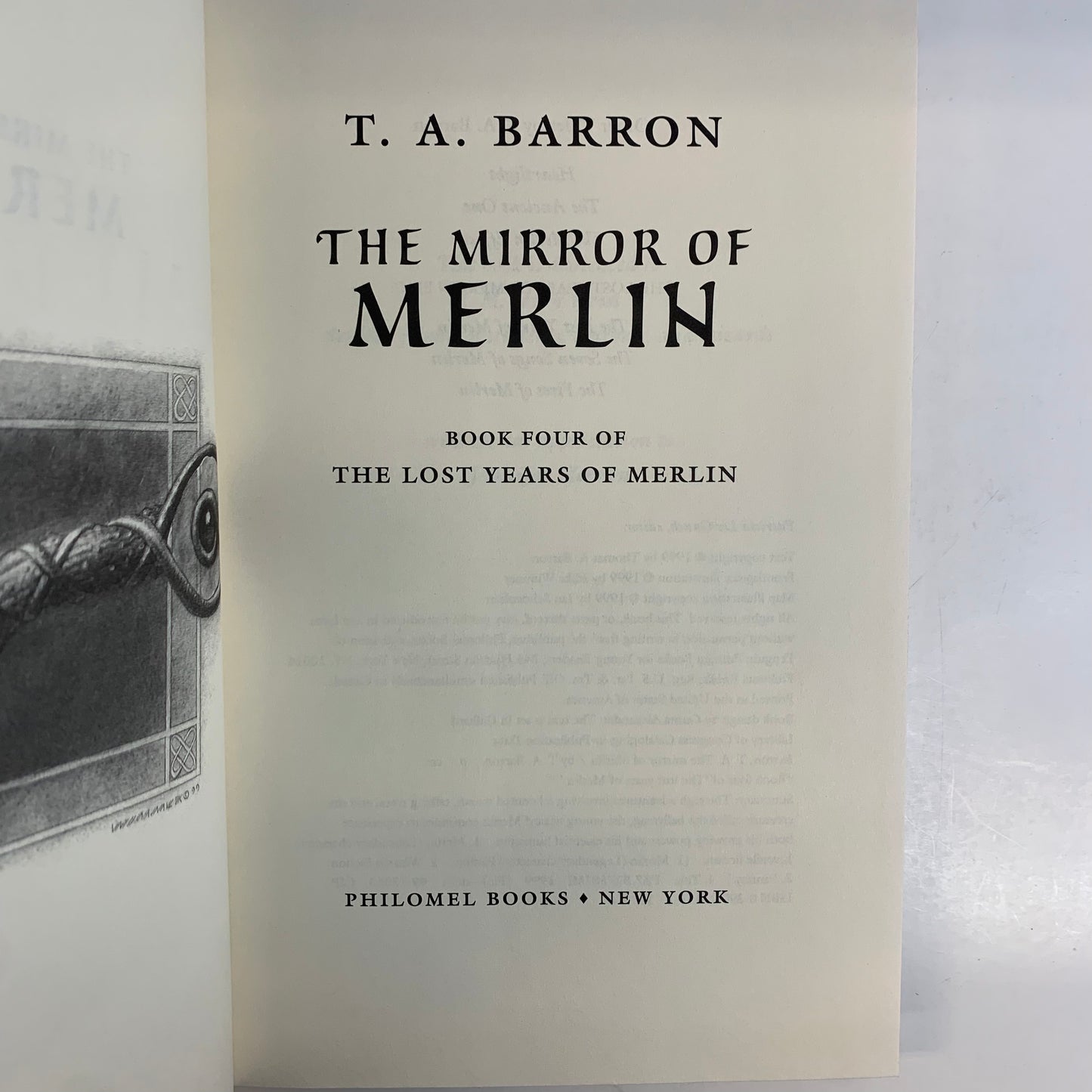 The Mirror of Merlin - T. A. Barron - Signed - 1999