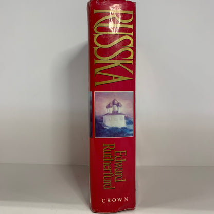 Russka: The Novel of Russia - Edward Rutherfurd - Signed - Water Damage - 1991