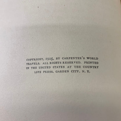 Carpenters World Travels - Frank G. Carpenter - 3 Book Set - 1930