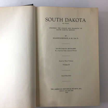 History of South Dakota - Doane Robinson - 3 Volumes - 1930