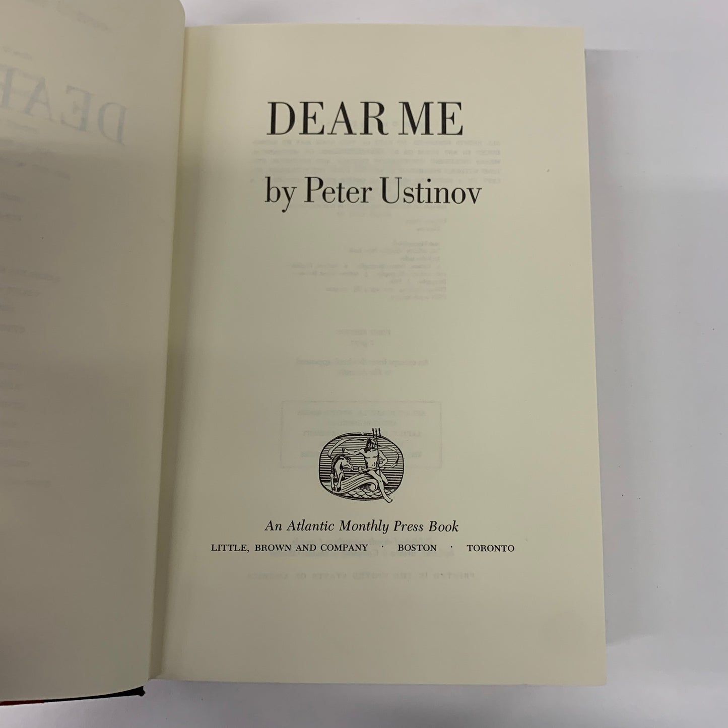 Dear Me - Peter Ustinov - 1st Edition - 1977