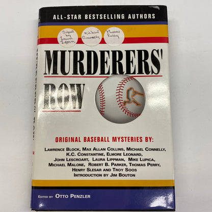 Murderers’ Row - Edited by Otto Penzler - Signed 3x - Baseball Mysteries - 2001