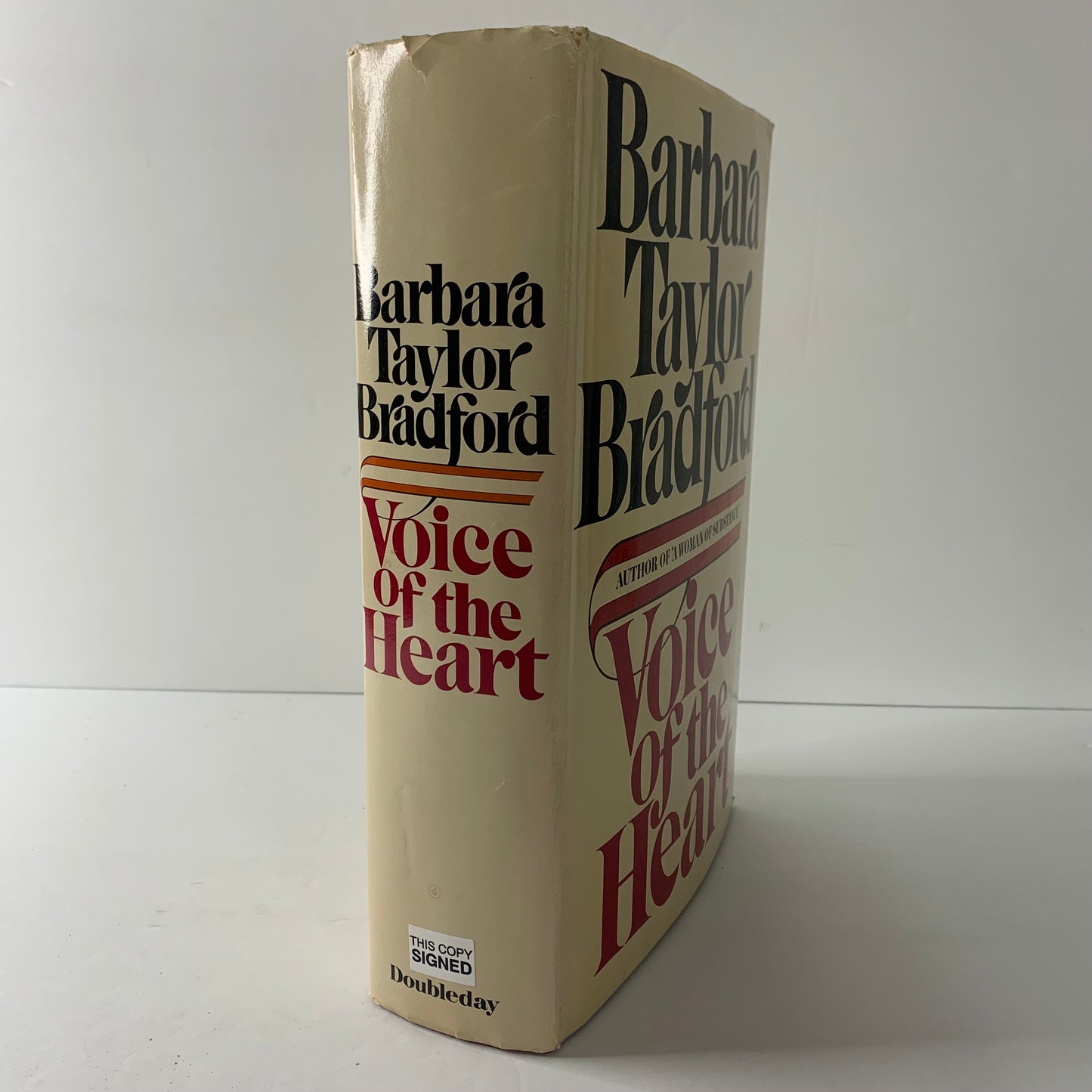 Voice of the Heart - Barbara Taylor Bradford - Signed - 1st Edition - 1983