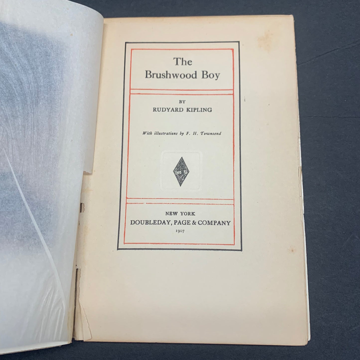 The Brushwood Boy - Rudyard Kipling - Illustrated by F. H. Townsend - 1907