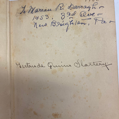 Johnstown and It’s Flood - Gertrude Quinn Slattery - Signed - 1936