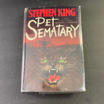 Pet Sematary - Stephen King - Book Club Edition - 1983