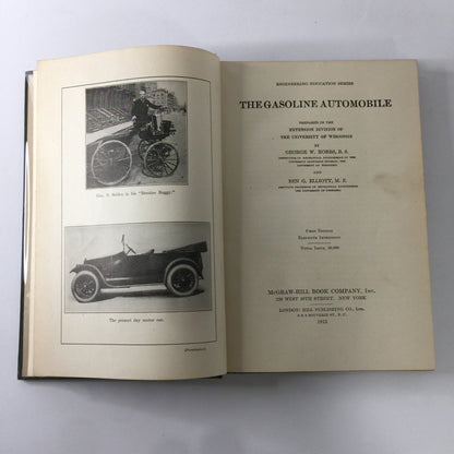 The Gasoline Automobile - Hobbs and Elliott - 1st Edition - 1915