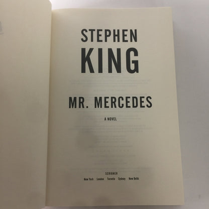 Mr. Mercedes - Stephen King - 1st Edition - 2014