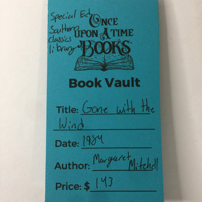 Gone With The Wind - Margaret Mitchell - Southern Classics Library - Special Edition - 1984