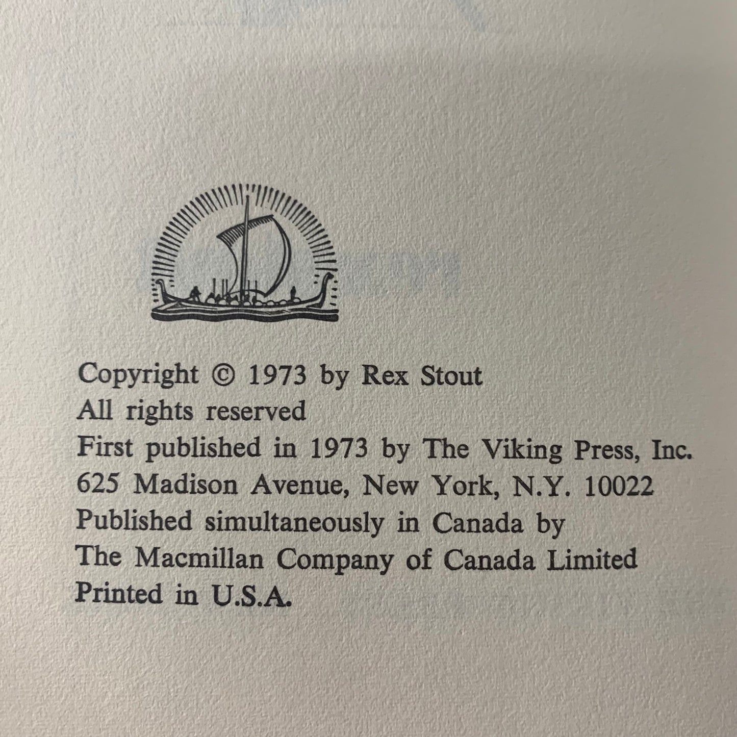 Please Pass The Guilt - Rex Stout - Book Club Edition - 1973